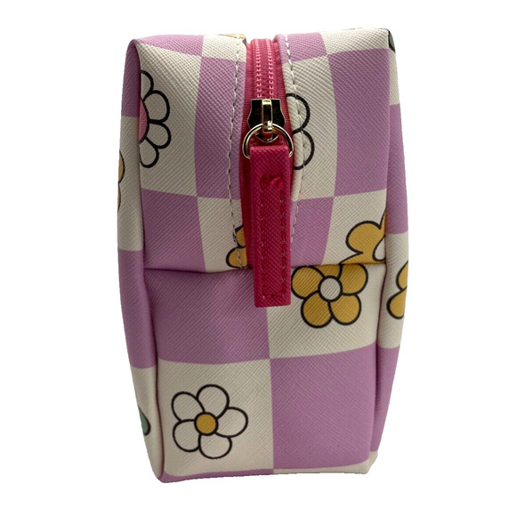 Cute Floral Makeup/Pencil Pouch, Stationery Bag NWOT - Picture 2 of 5